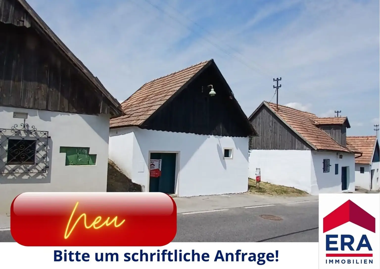 Historischer Weinkeller mit Presshaus und ca. 20 m langer Kellerröhre in Ketzelsdorf bei Poysdorf