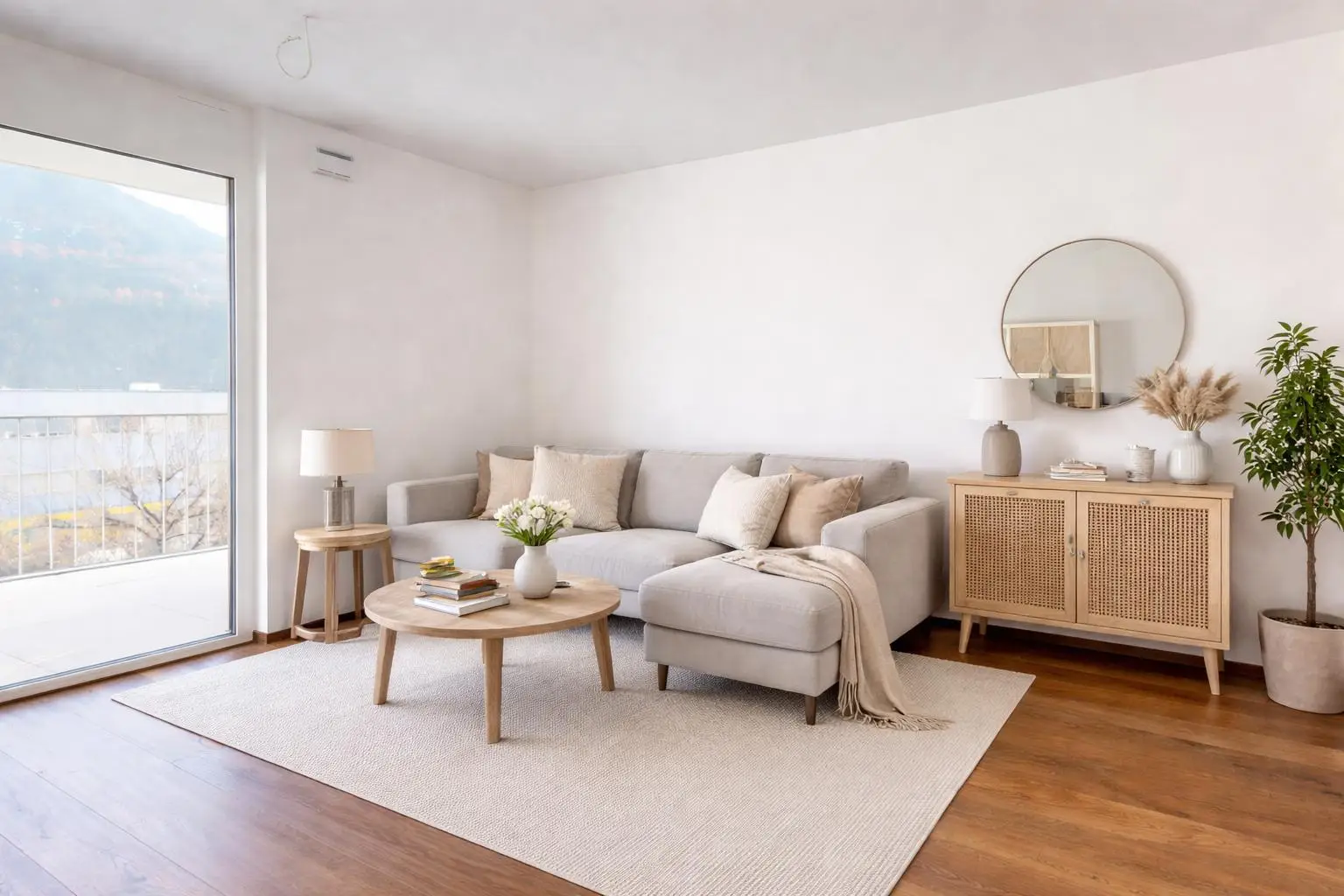 Wohnung - Wohnbereich Visualisierung