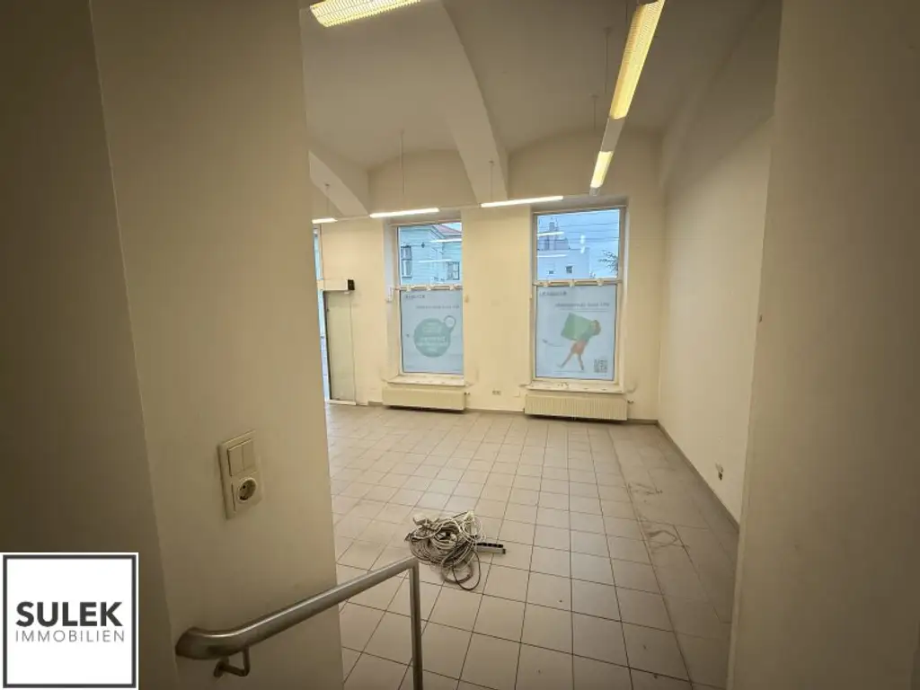 Geschäftslokal in der Döblinger Hauptstraße nahe Bahnhof Spittelau (U4+U6) zur unbefristeten Miete! **VIDEOTOUR**