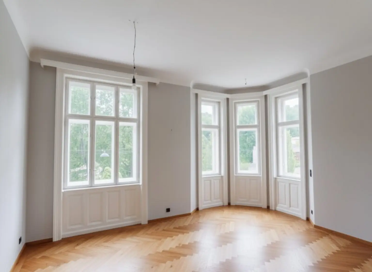 Altbaujuwel mit 77,66 m² – Sanierungsbedürftige Erkerwohnung mit Süd-Ausrichtung & Weitblick in Döbling - PROVISIONSFREI
