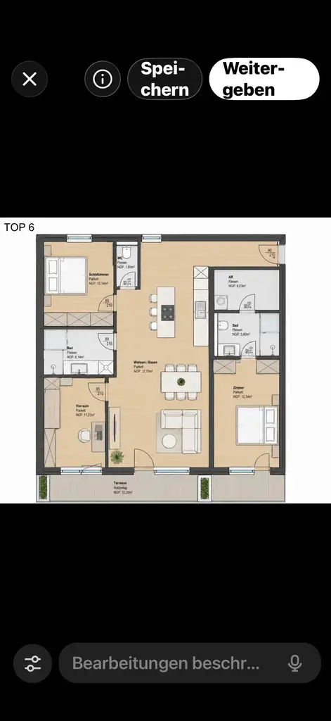 Top 3 -Zimmer- Wohnung im Ortenburger zu mieten!