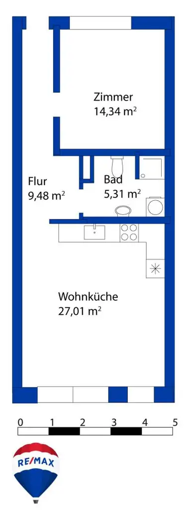 Ankommen und wohlfühlen – helle 2-Zimmer-Mietwohnung mit Charme nahe Neulengbach
