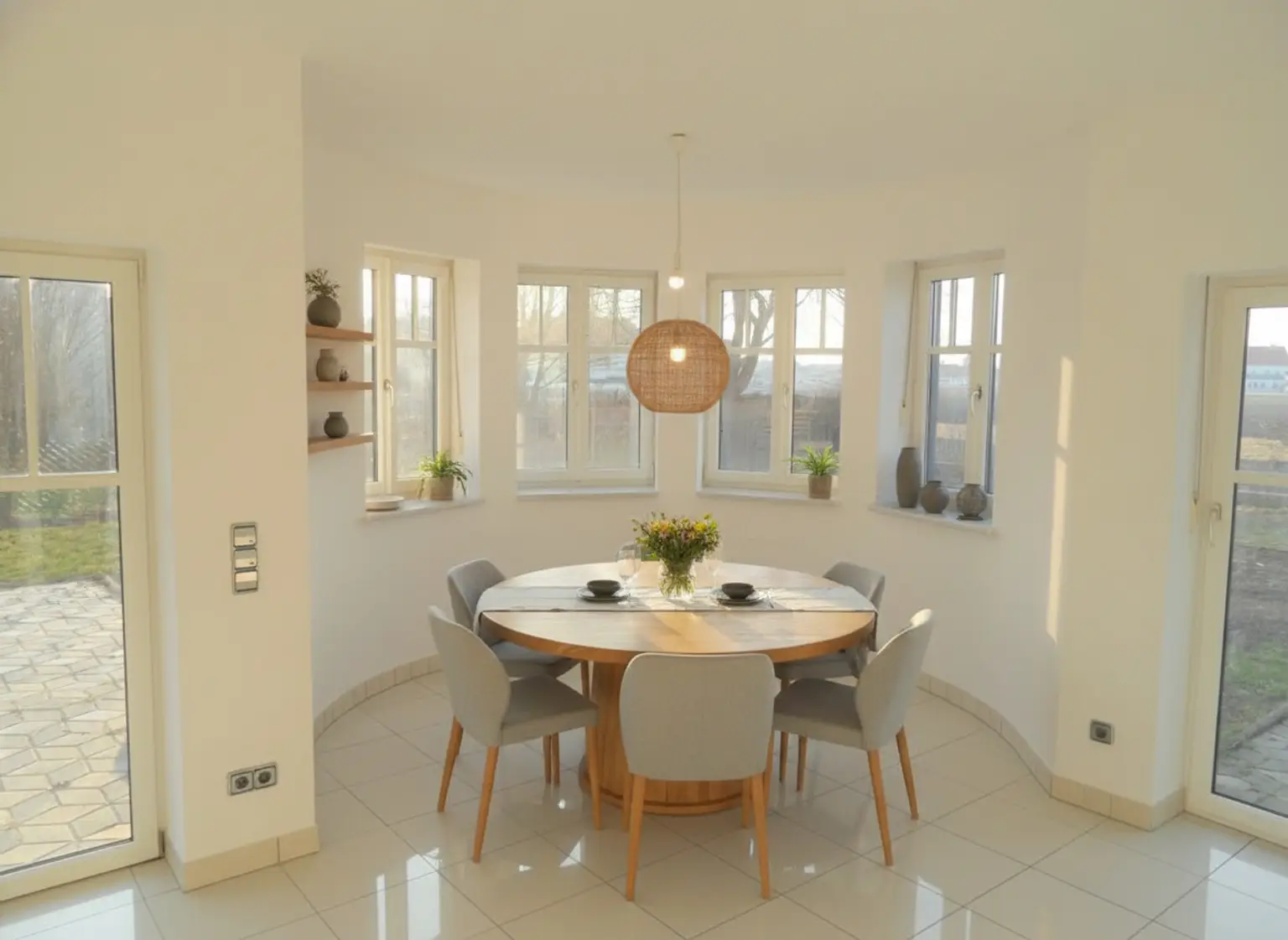 Essbereich: KI generierte Einrichtung