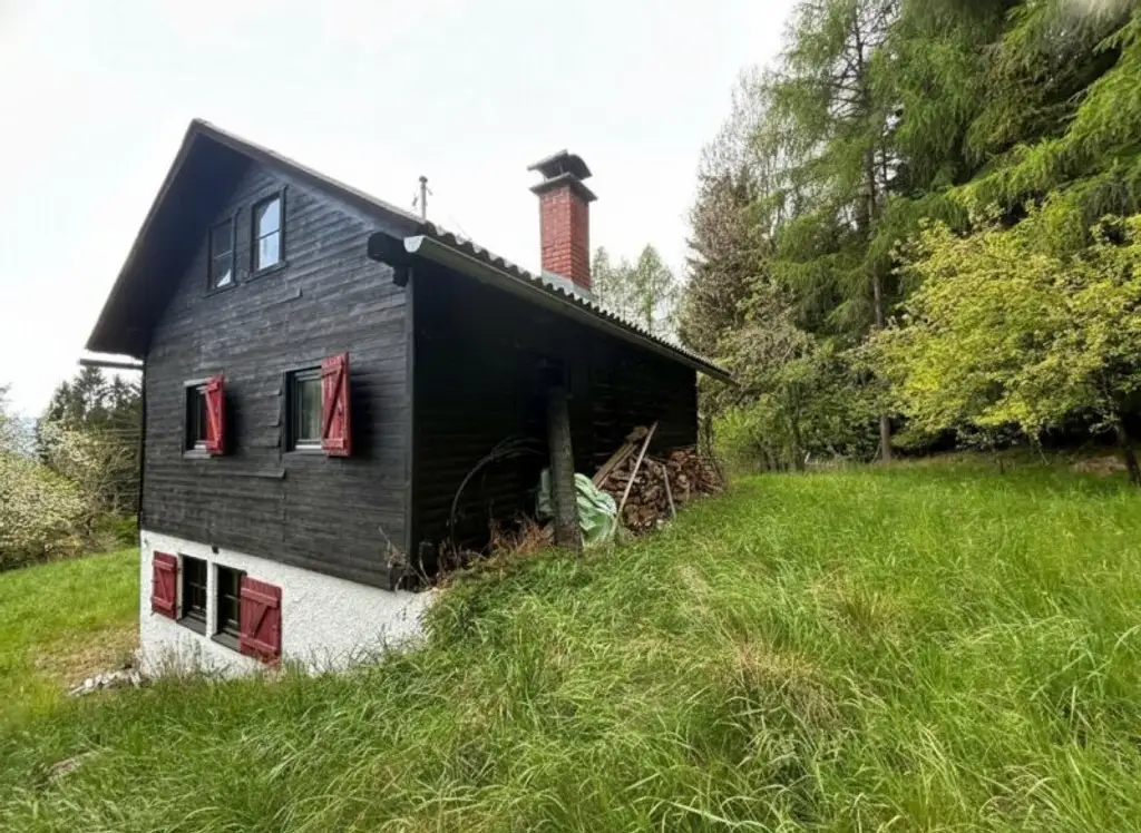 Region Hochrindl, tolles Alm Haus 80 m² mit 1500m² Grundstück, Wasser Quelle, Terrasse, öffentliche  Zufahrt  Kärnten, Preis € 169 000 !