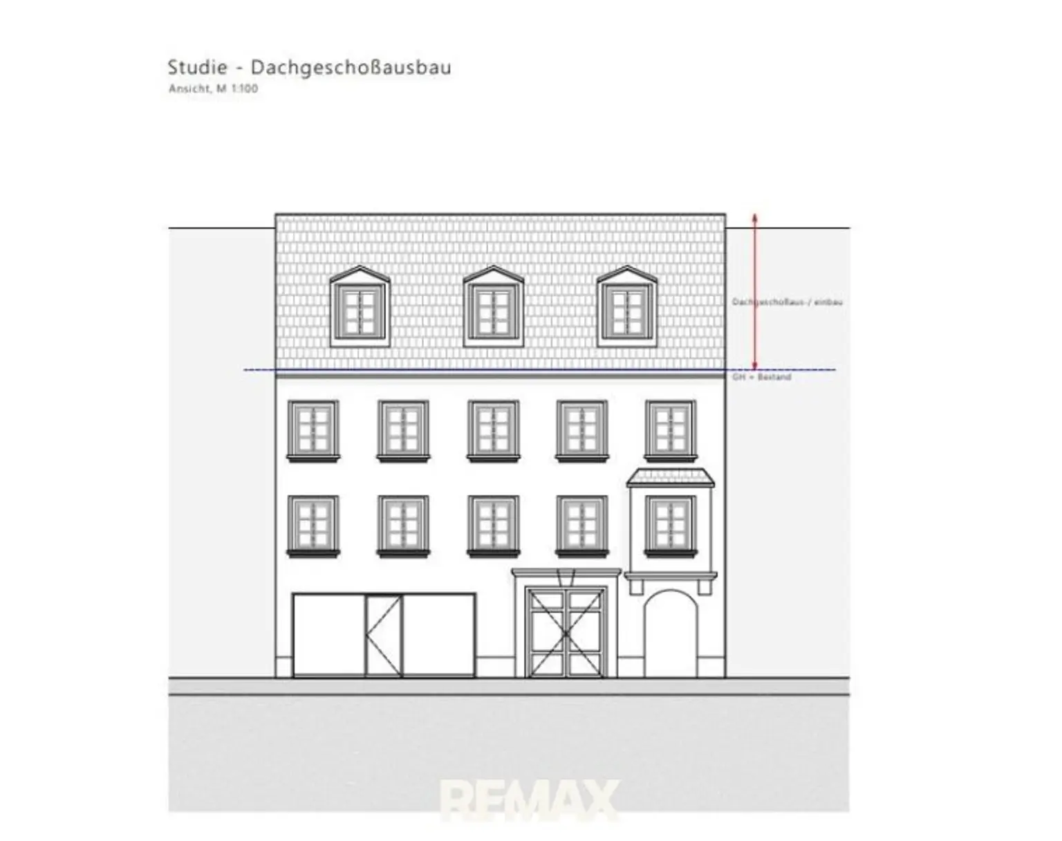 Studie DG Ausbau Wohnhaus außen