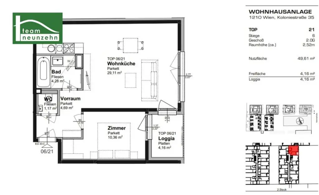 Neuwertige 2-Zimmer-Wohnung mit Balkon beim FAC-Platz – Nur 3 Minuten zur S-Bahn, verfügbar ab November