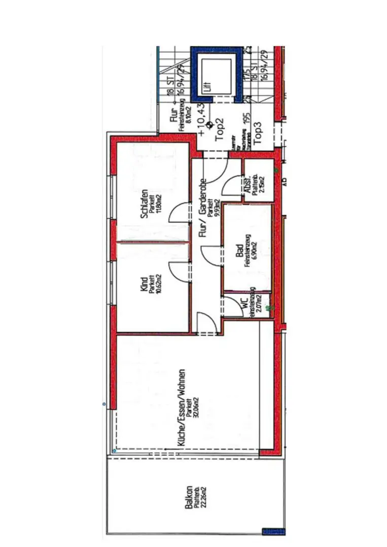 Grundrissplan TOP 2_0
