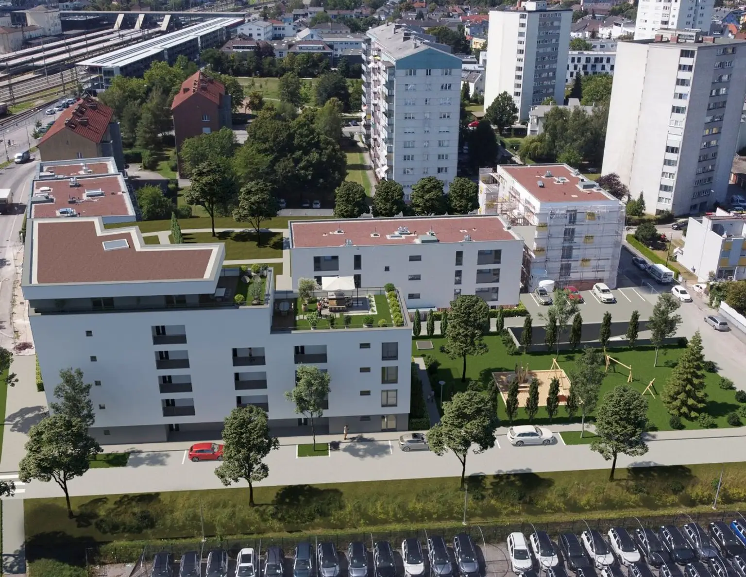 PROVISIONSFREI - Stilvolle 3-Zimmer-Wohnung in Wels: Ihr neues Zuhause mit Balkon & Tiefgarage!