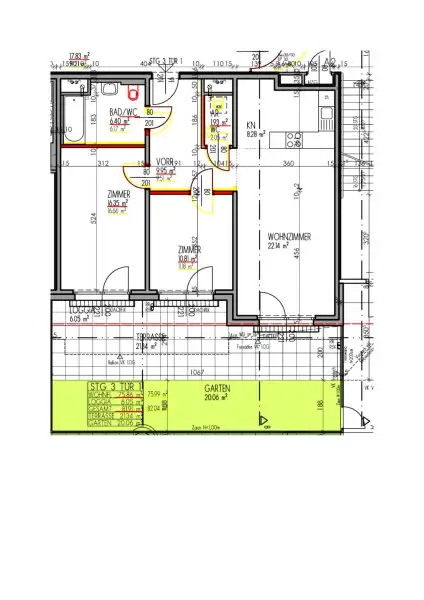 Traumhafte 3-Zimmer-Wohnung mit Garten und Tiefgaragenstellplatz in Wien