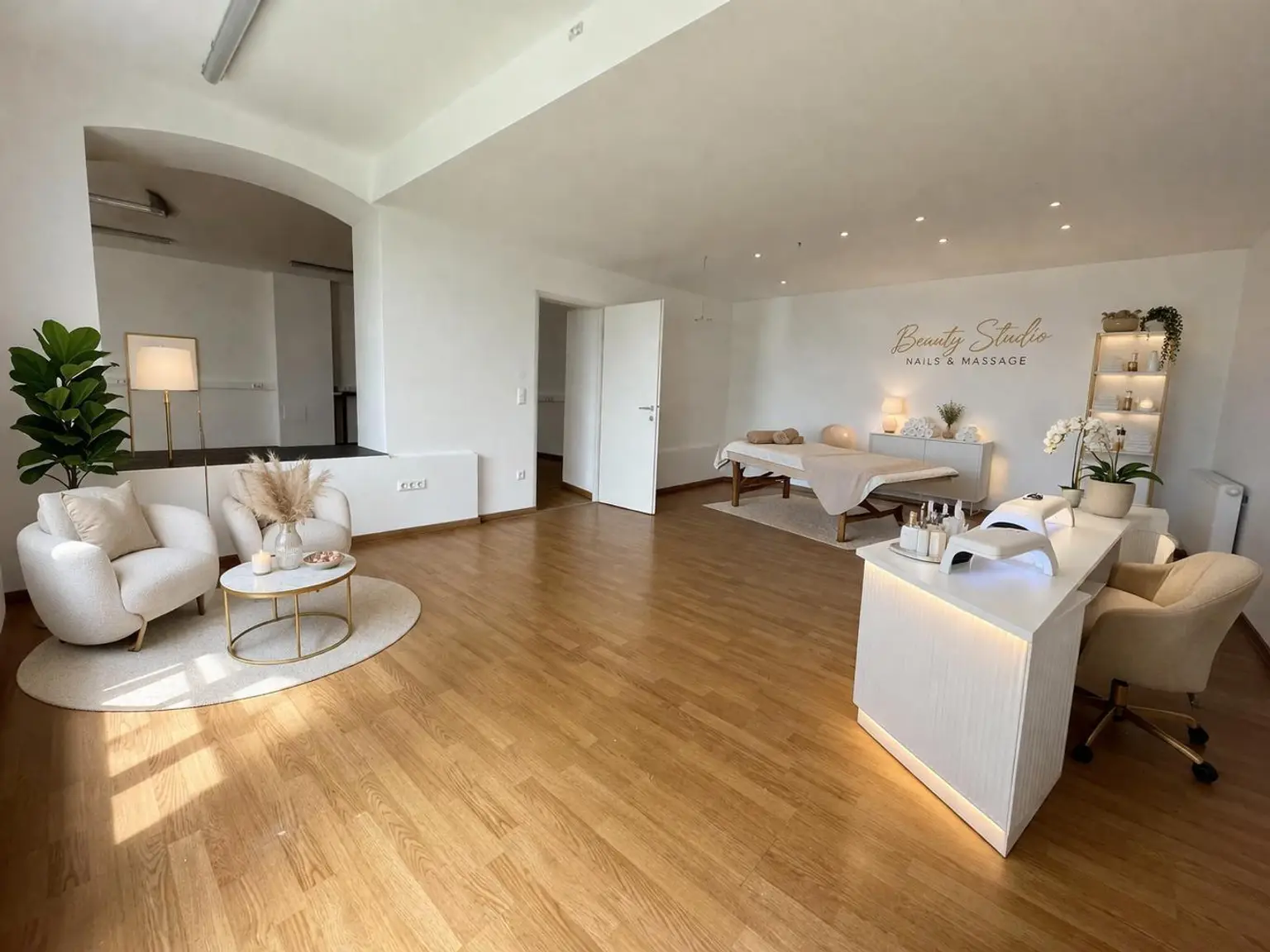 So könnte Ihr Beautystudio aussehen..