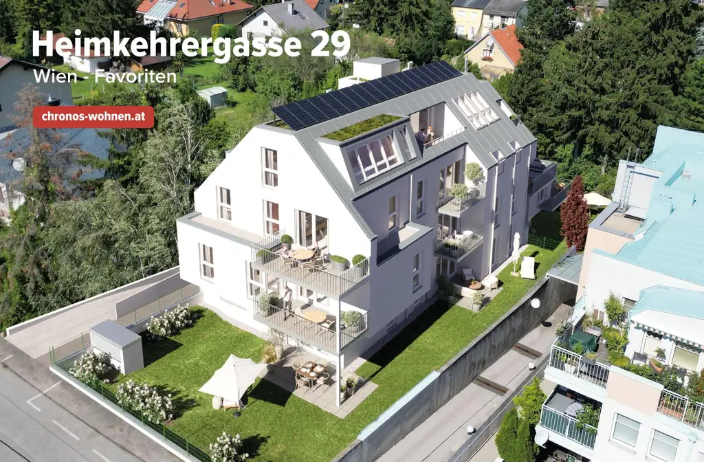 BAUBEGINN ERFOLGT! Neubauwohnungen in Ruhelage nahe Kurpark Oberlaa!