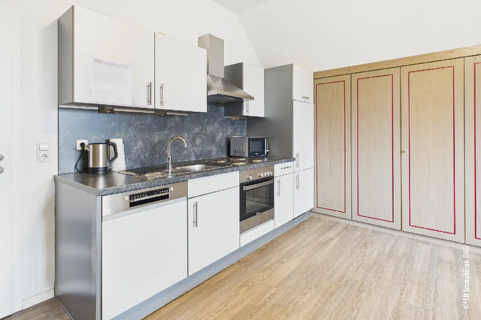 Küche im Aufenthaltsraum