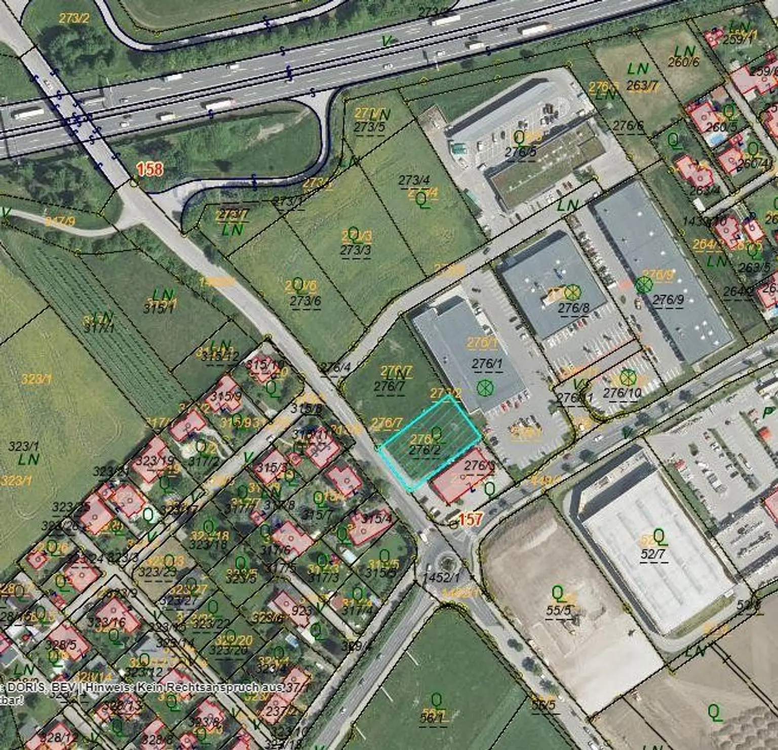 Orthofoto Wallererstraße