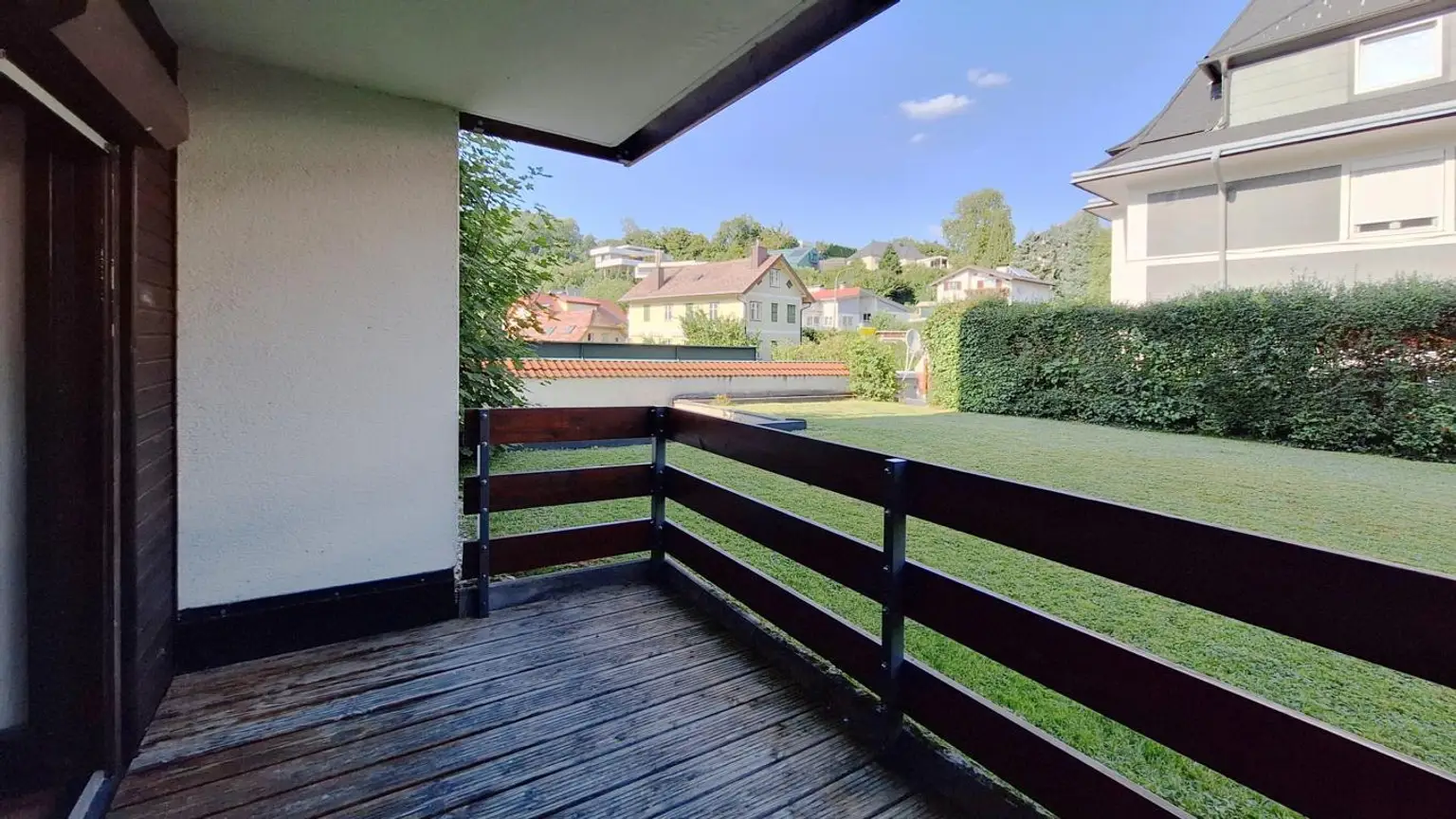 Gemütliche 2-Zimmer-Wohnung mit Terrasse und Badeplatz an der Traun