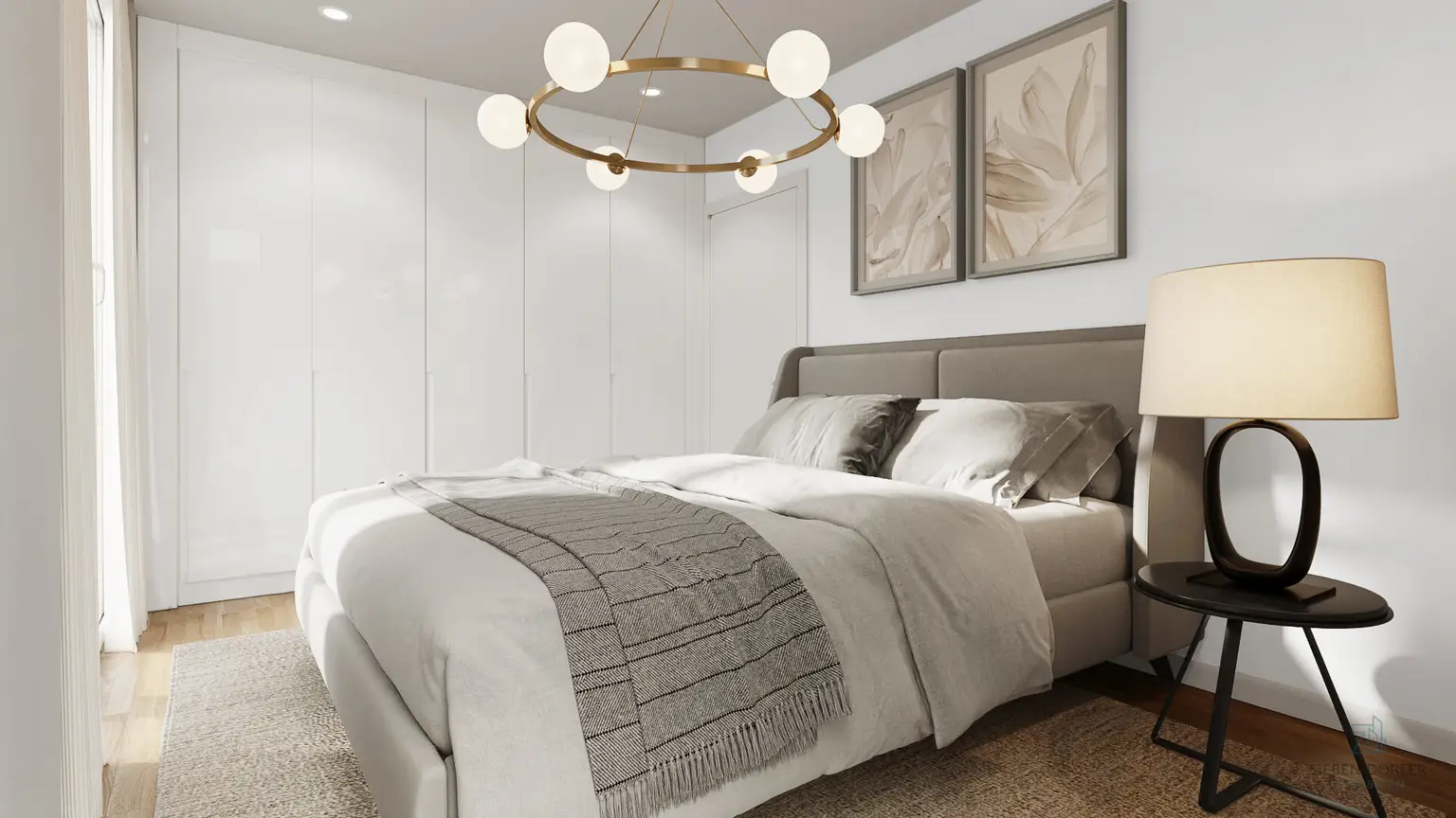 Schlafzimmer Wohnung Typ 2