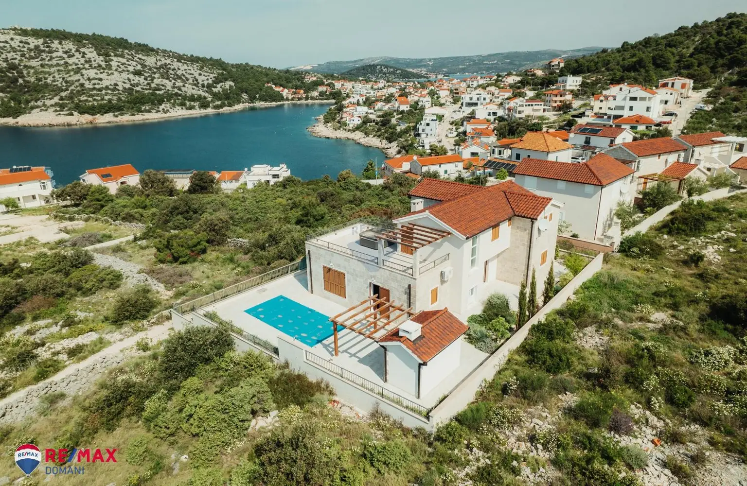 "Luxuriöse mediterrane Villa, Stivašnica"