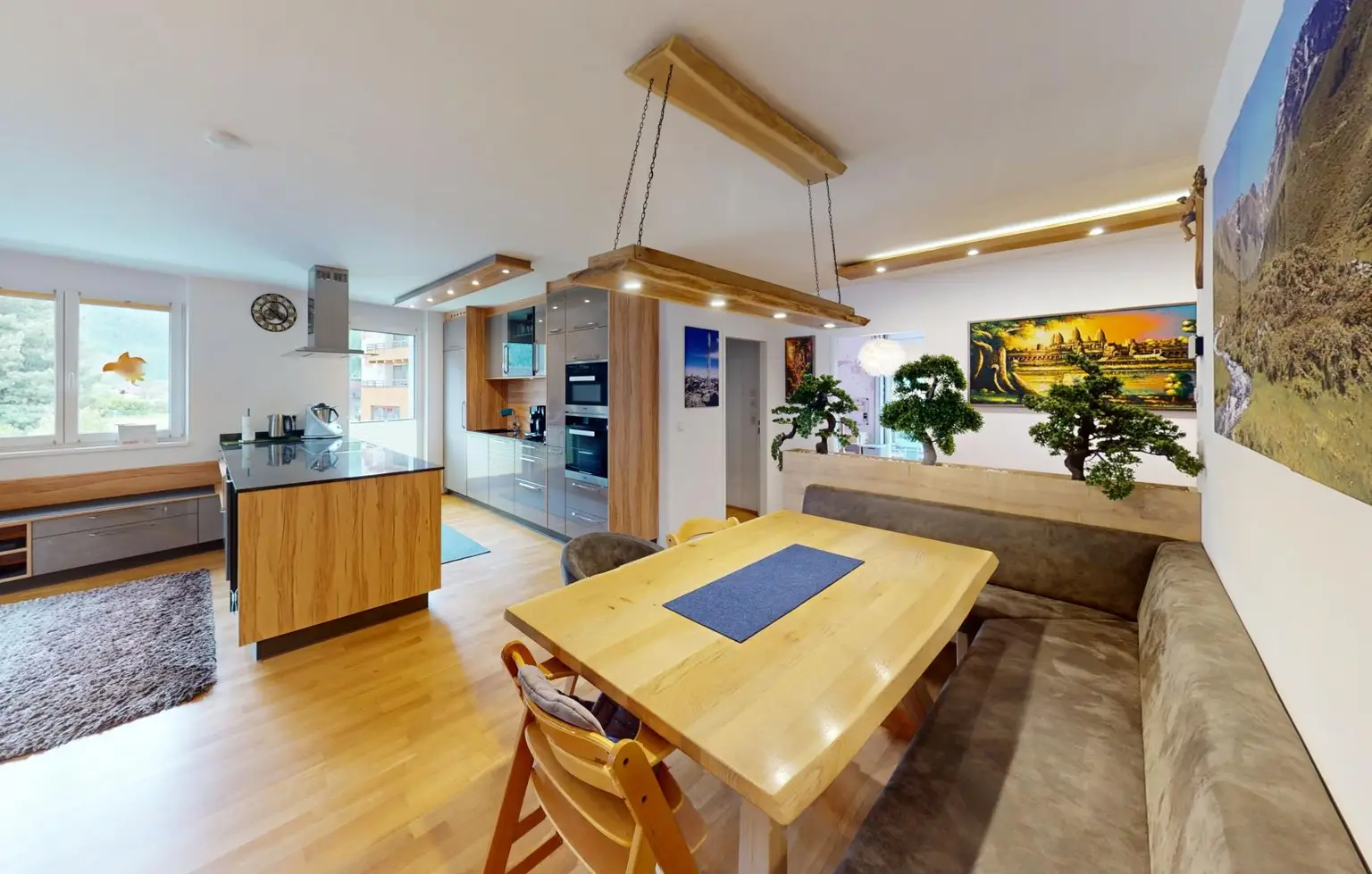 Längenfeld - Wohnung - Koch & Essbereich