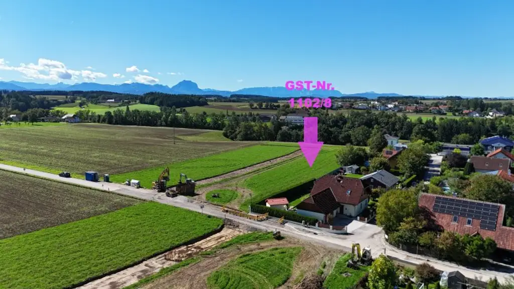Südseitiger Baugrund in Siedlungslage mit Grünblick | Steinerkirchen Frohnhofen | GST-Nr. 1102/8