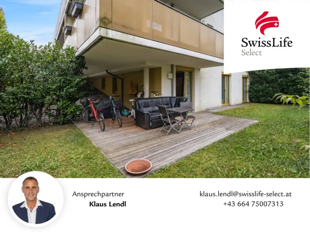 Traumhafte Erdgeschosswohnung mit Garten & zwei Terrassen – Ihr grünes Refugium mitten in Innsbruck