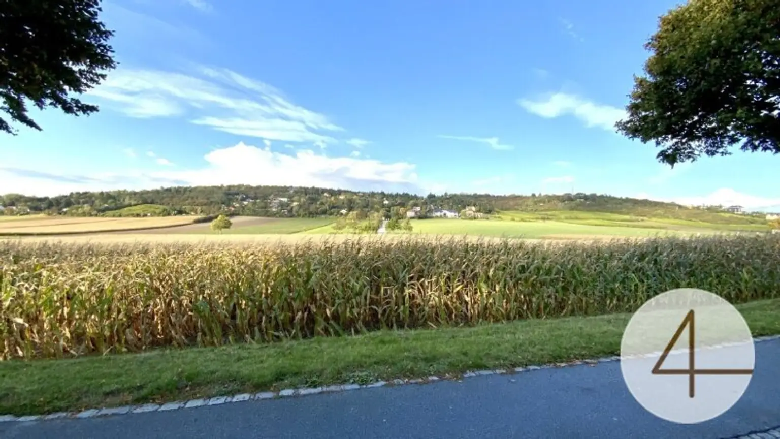 1953m² Grundstücksfläche - direkt am Bisamberg - Stadtvilla mit parkartigen Garten - privat Zugang zum Wald - Grünblick - Ruhelage