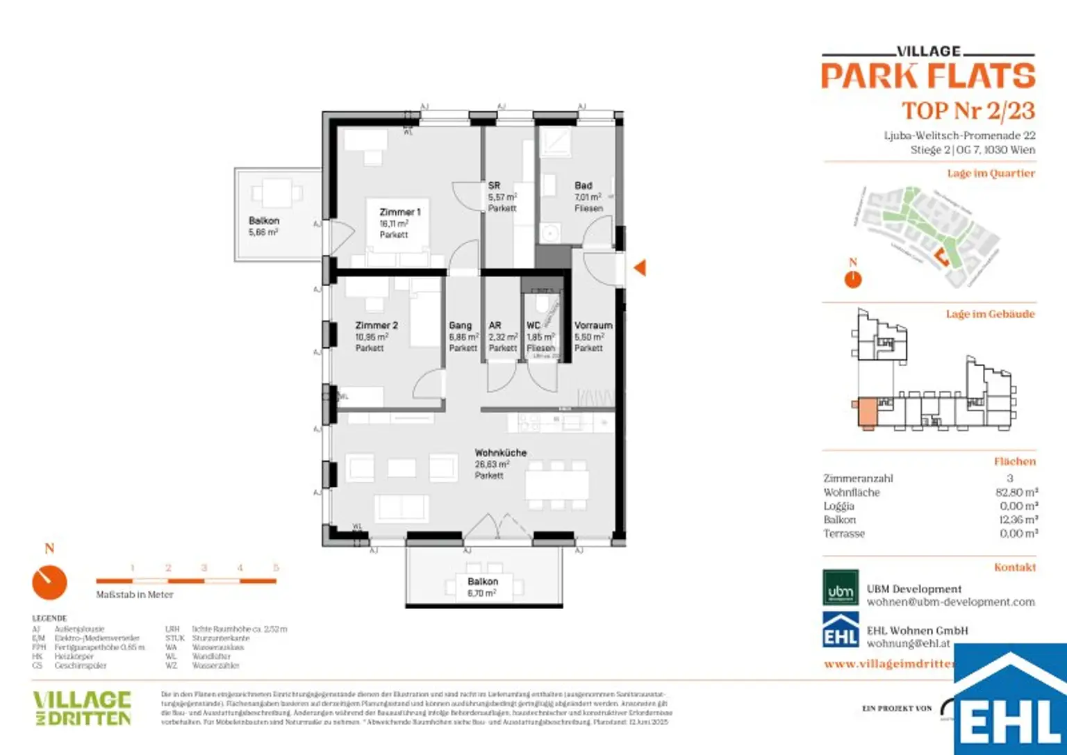 Ruheoase im Stadtviertel: Entdecken Sie die PARK FLATS