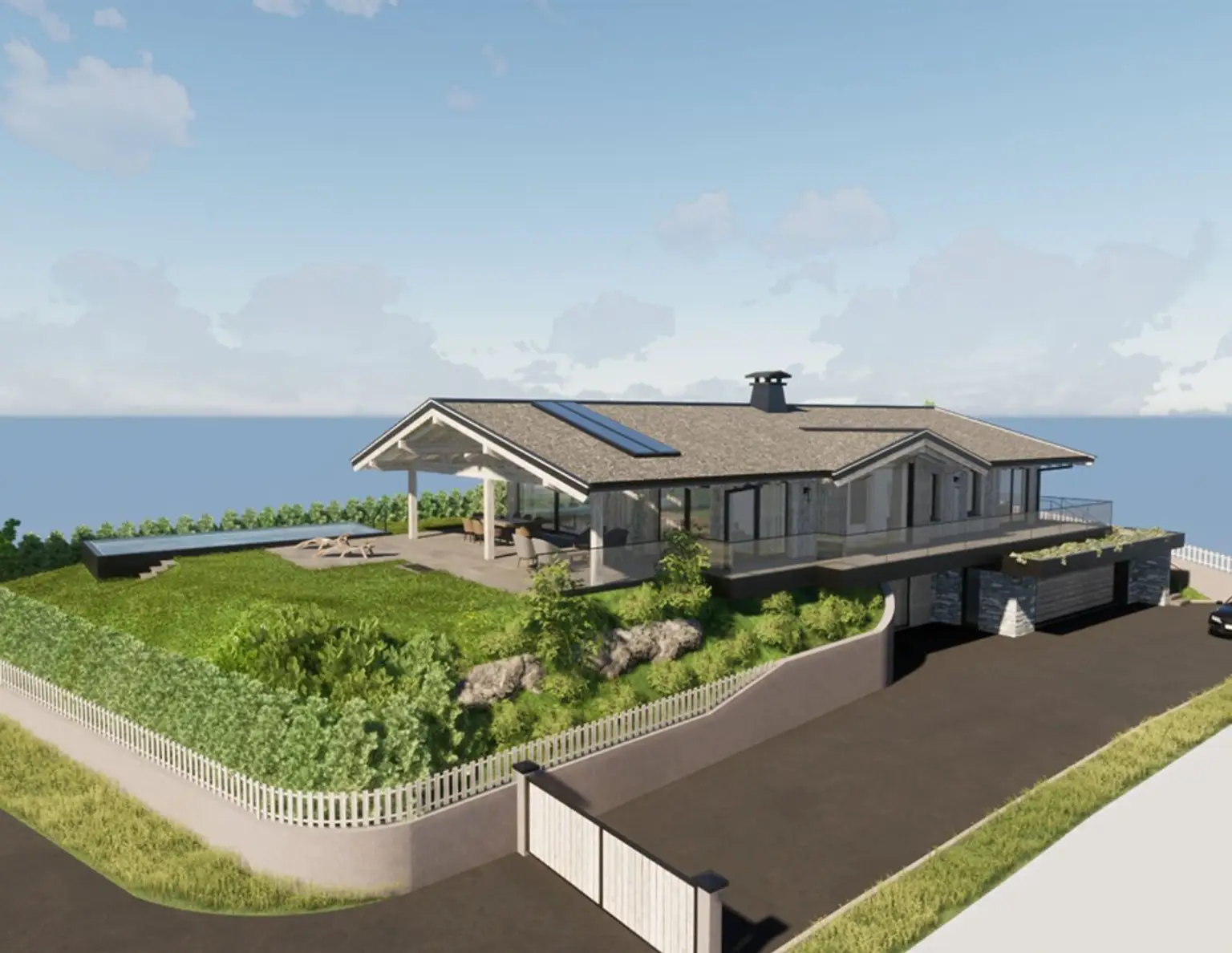 Sonnenverwöhntes Grundstück mit Blick zur Hohen Salve und genehmigter Projektierung