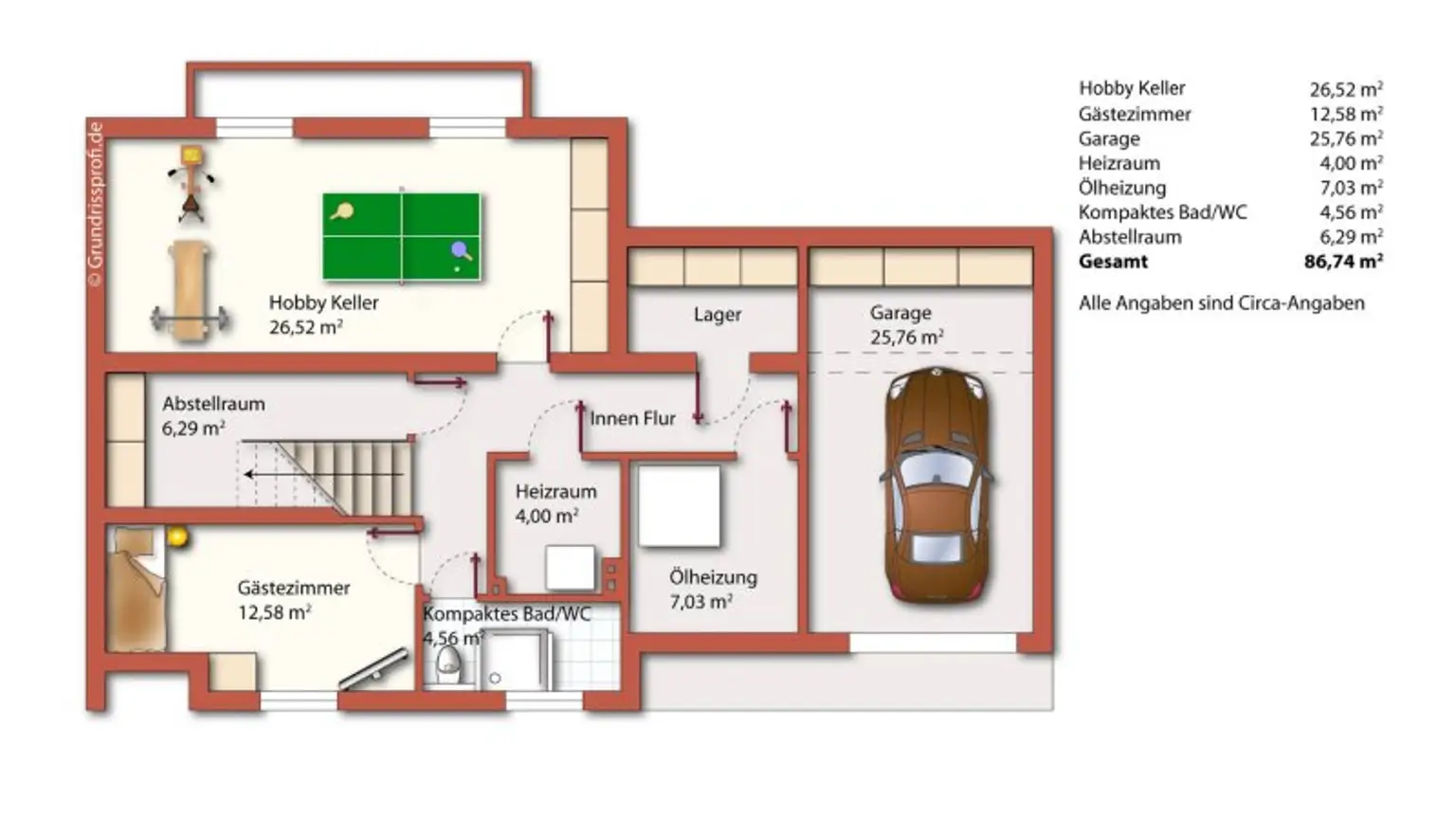 ca. 160m² NFL | Einfamilienhaus im Grünen | große Garage & Keller | Renovierungsbedarf