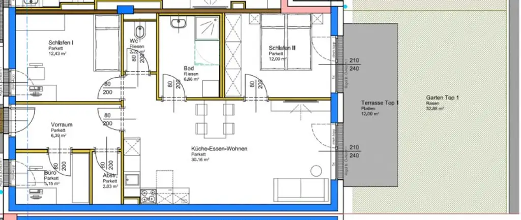 ERSTBEZUG - NEUBAU - Wunderschöne Wohnungen mit eigenem Tiefgaragenplatz im Stadtteil Neustadt