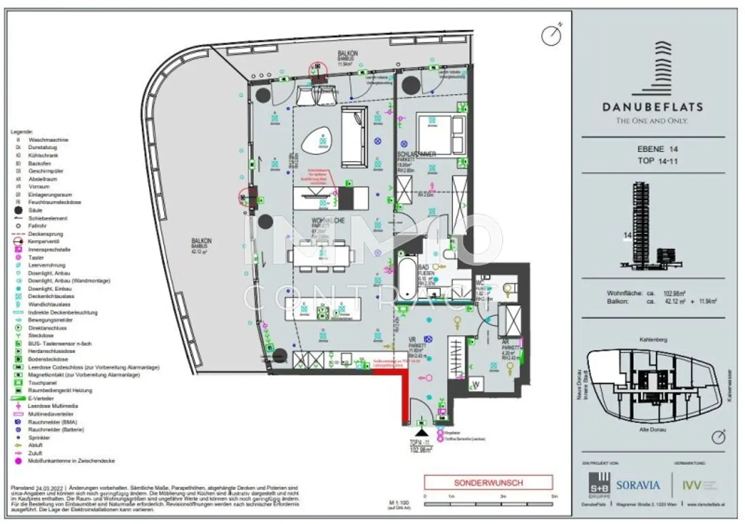 Wohnungsplan 14-11_Innere Stadt_Kahlenberg