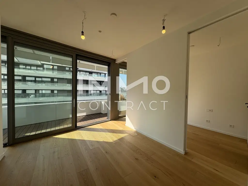 DANUBEFLATS: Entzückendes Studio mit sonnigem Balkon (Gym, Pool, Spa, Lounges im Turm) - NEW