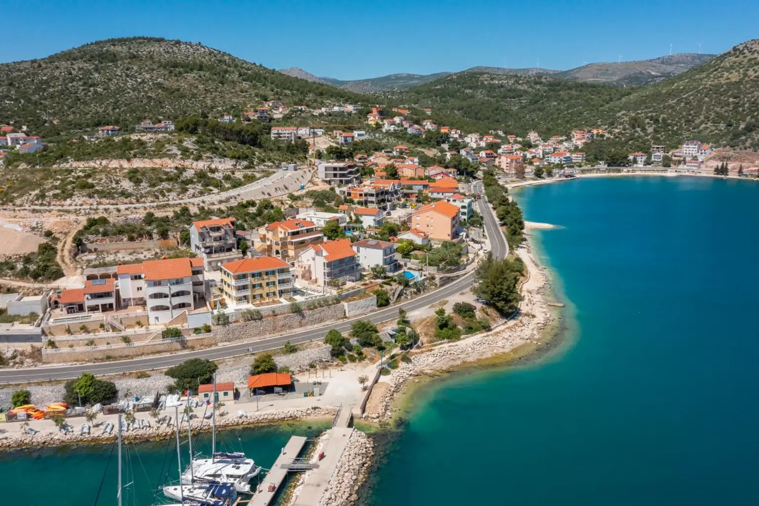 Q6 | ++ APARTMENTS direkt am Meer, 1.Reihe ++ MARINA bei TROGIR | Prima Service Immobilien