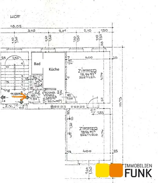 Helle 2-Zimmerwohnung in begehrter Wohnlage