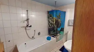 Bad mit Dusche u. Wanne EG