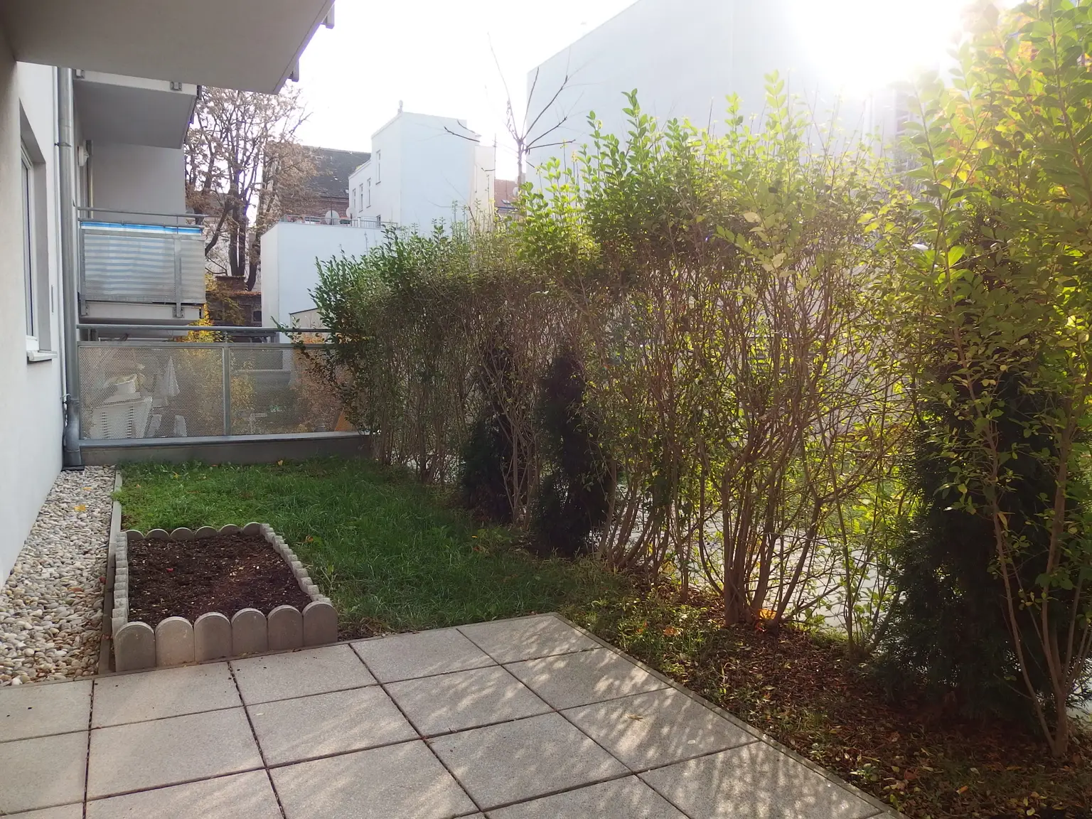 Terrasse und Garten