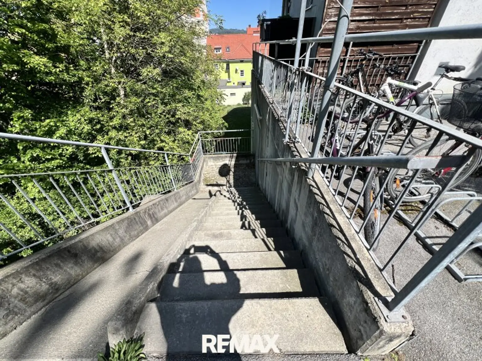 Abgang zum Radkeller