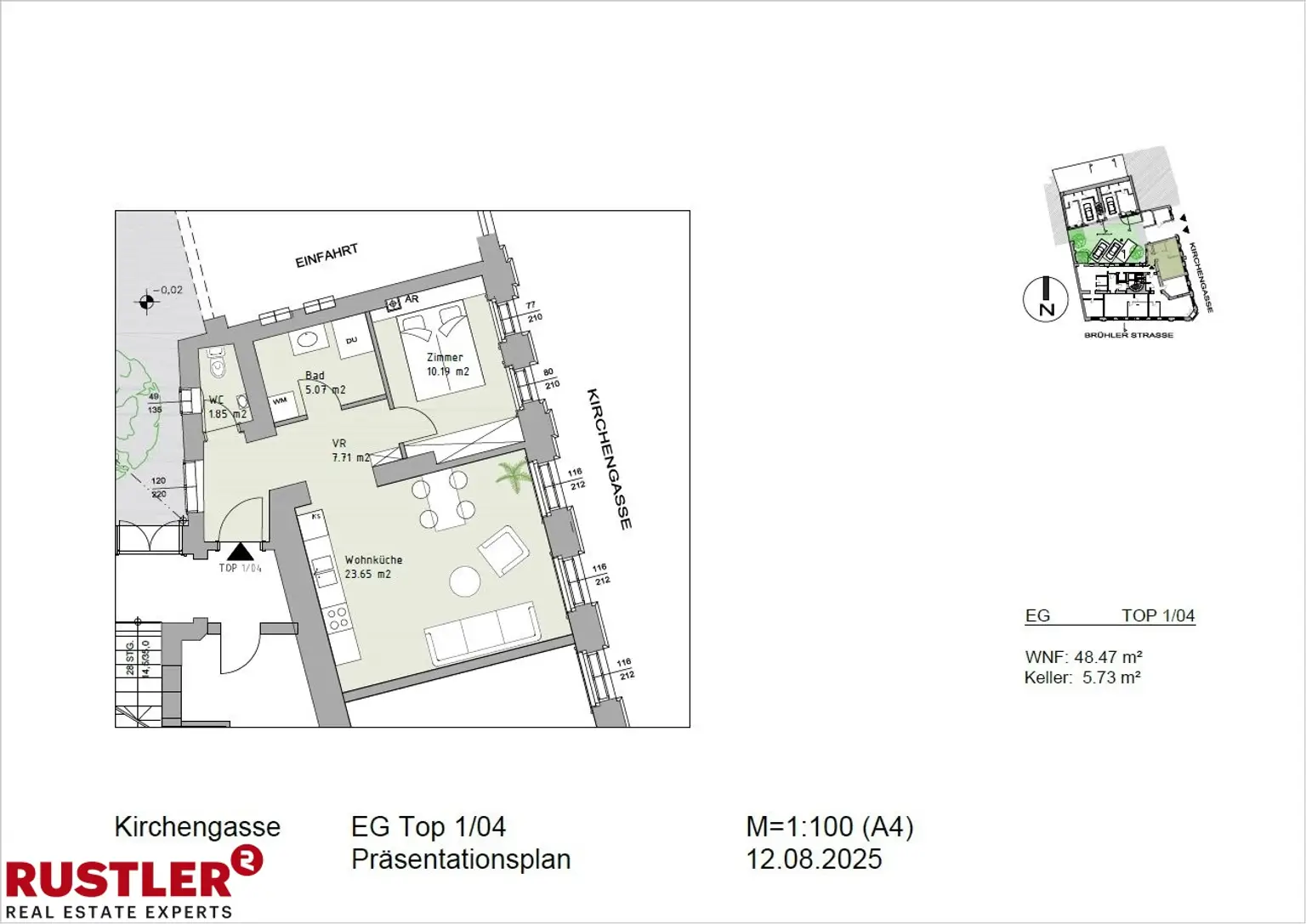 RESERVIERT! Ruhige 2-Zimmer-Anlegerwohnung in begehrter Lage