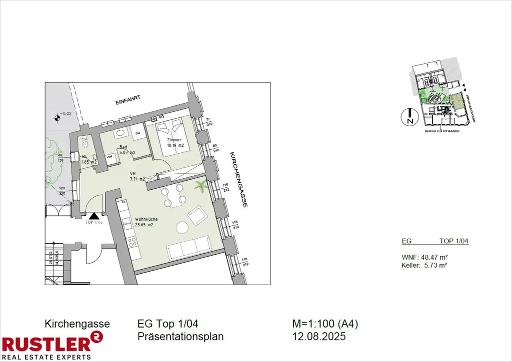 RESERVIERT! Ruhige 2-Zimmer-Anlegerwohnung in begehrter Lage