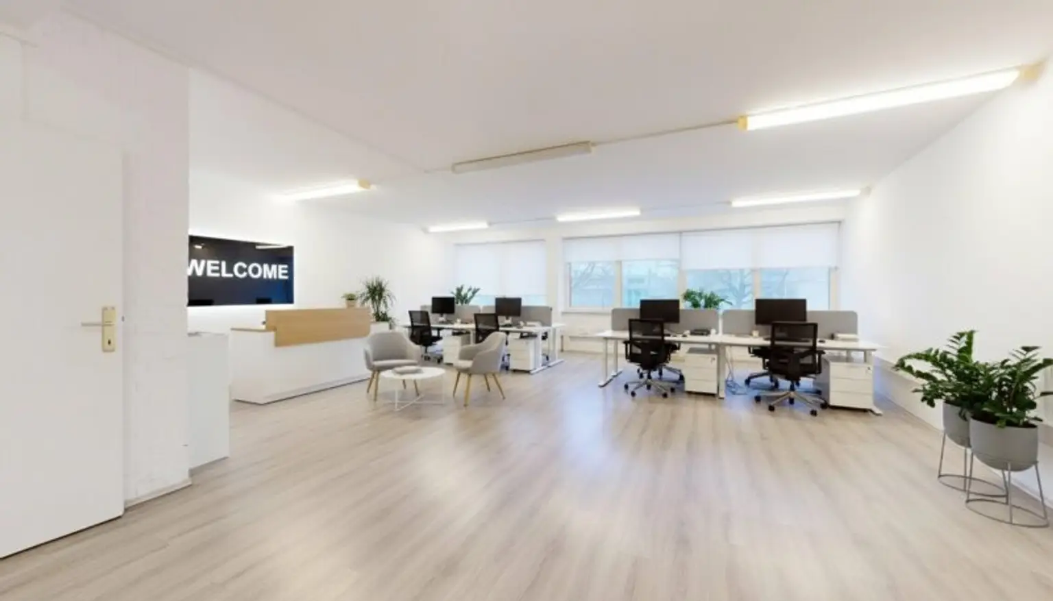 Raum1/Beispiel Büro mit Empfang