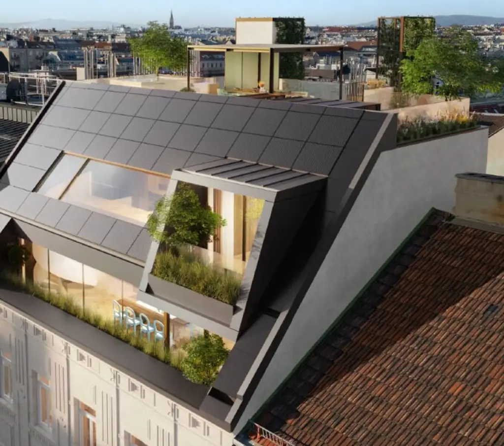 Exklusives Penthouse 571m², 7 Zimmer, Terrasse, 4 Garagen, Erstbezug im 1080 Wien!