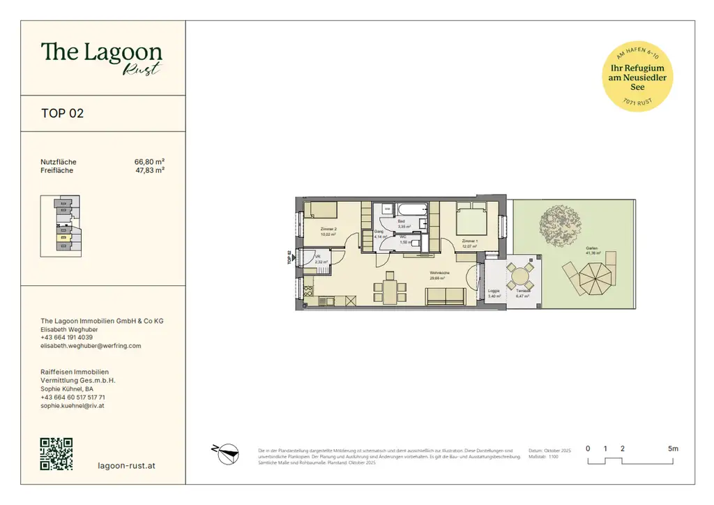 "The Lagoon" - Modern - Nachhaltig - Elegant PROVISIONSFREI