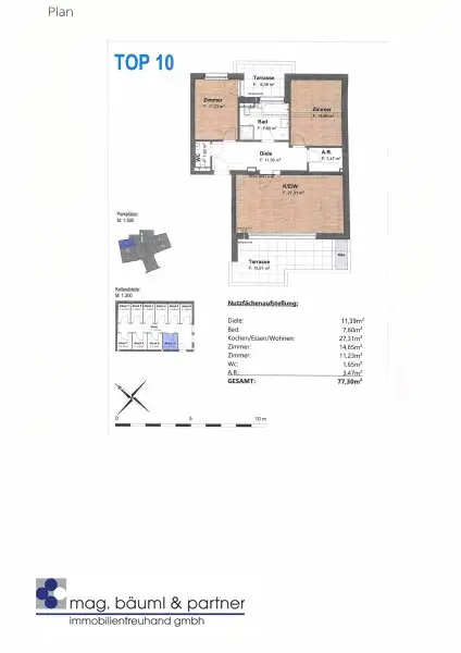 Erstbezug! 3-Zimmer-Wohnung am Kaiserwasser