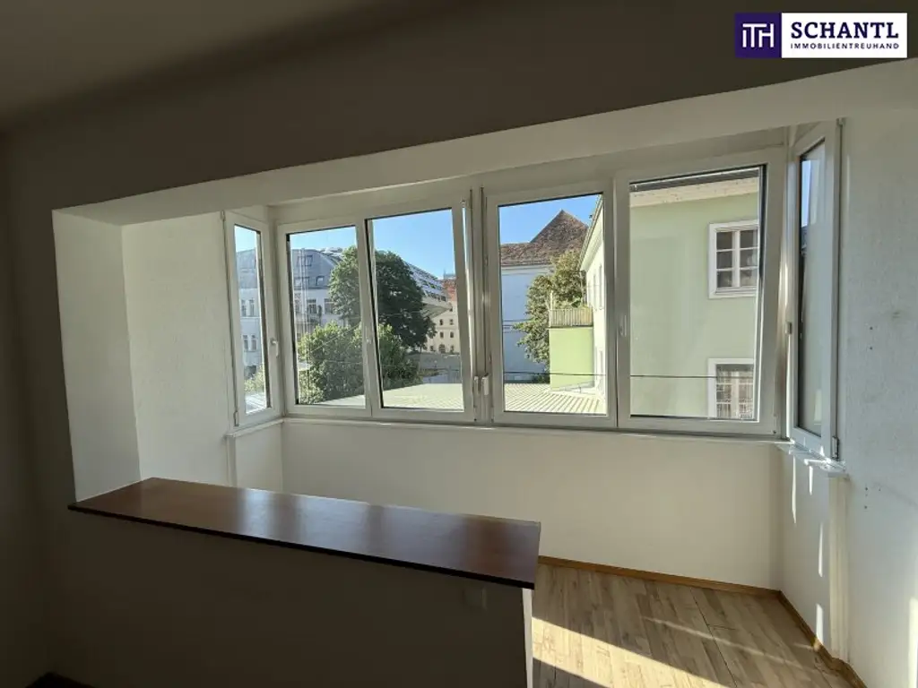 Traumhafte 3-Zimmer-Wohnung in Graz mit Schlossberg-Blick in idyllischer Ruhelage!