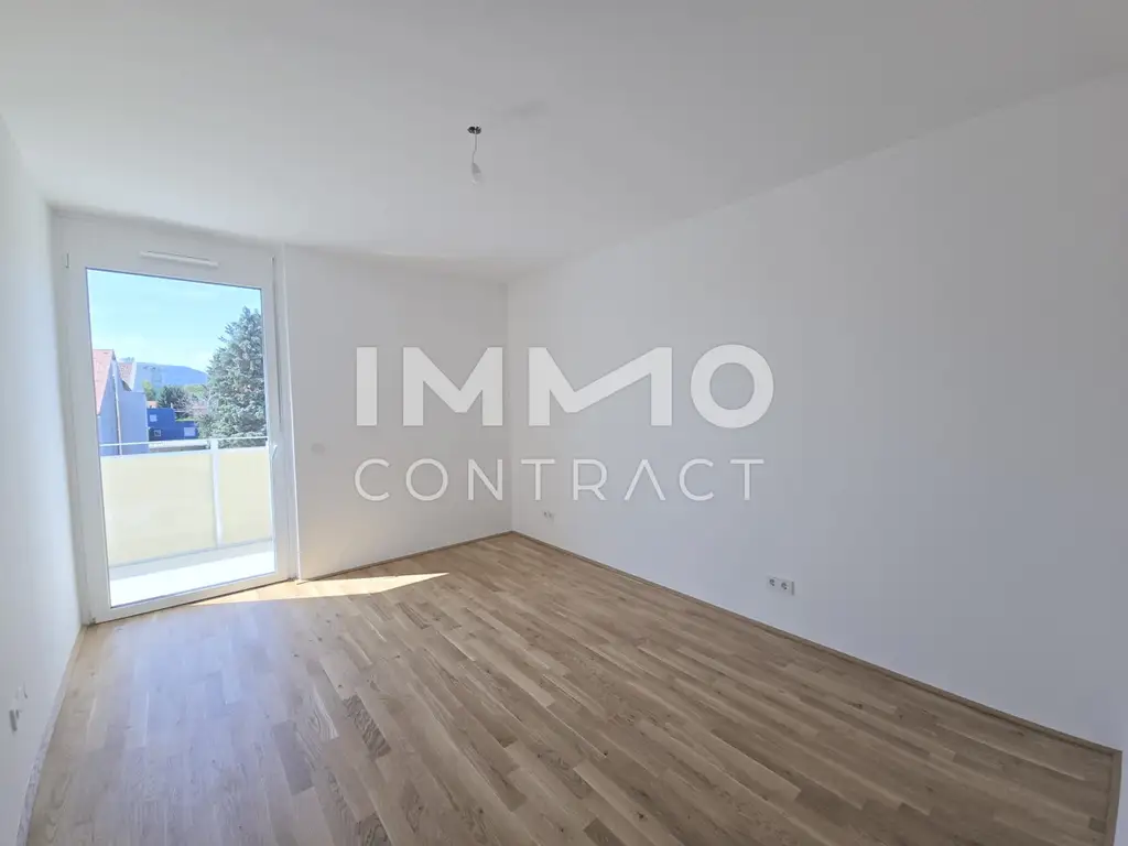 Erstbezug ab 01.10.2025: geförderte 2 Zimmer Wohnung mit großem Balkon in ruhiger und zentraler Lage - Puchstraße 34 - Top 07