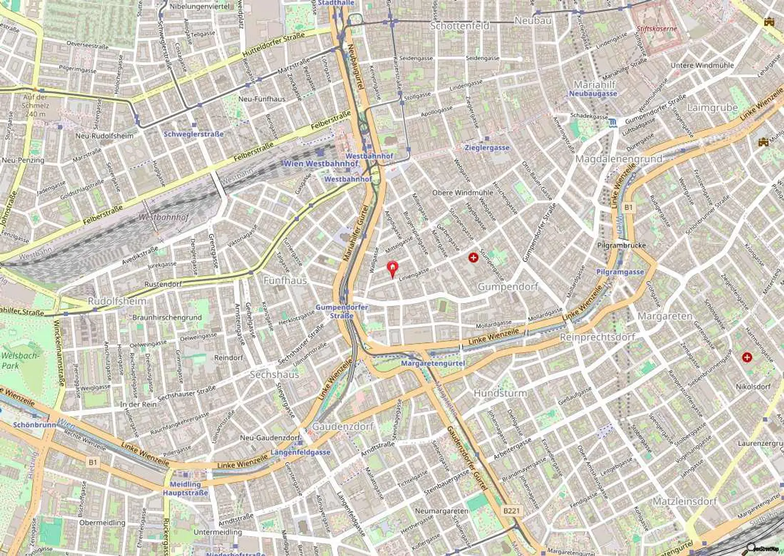 Urbane 2 Zimmer Neubau-Wohnung nähe Mariahilfer Straße