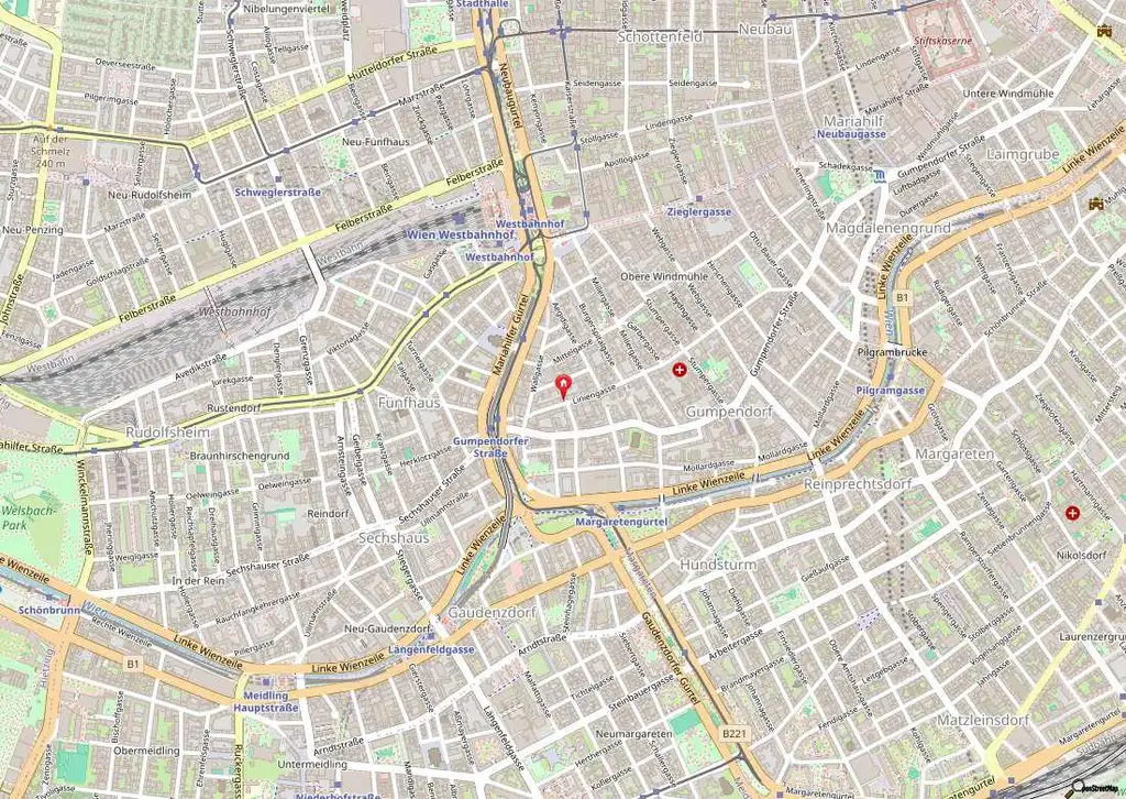 Urbane 2 Zimmer Neubau-Wohnung nähe Mariahilfer Straße