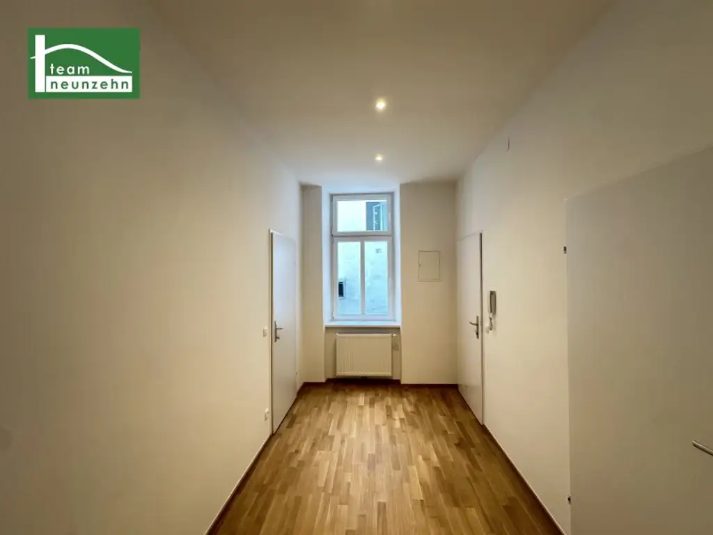 Sechshaus - Erstbezug nach Renovierung! Innenhofausrichtung und 5 Gehminuten zu U4 und U6! Helle Altbau-Wohnung mit 2 oder 3 Zimmern!
