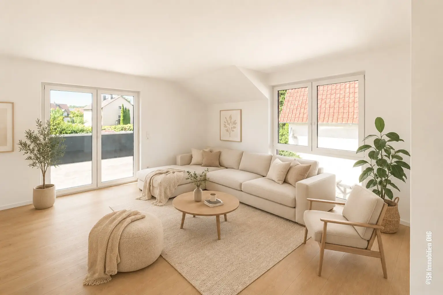Wohnzimmer visualisiert