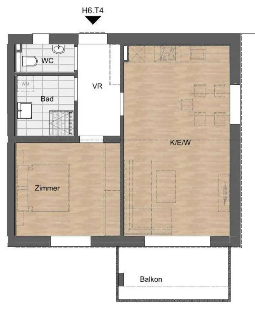 Neubauwohnung mit Balkon in Werndorf in Ruhelage/ Haus 6 Top 4