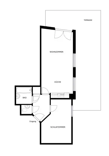 Garten-Terrassen-Wohnung in Ruhelage