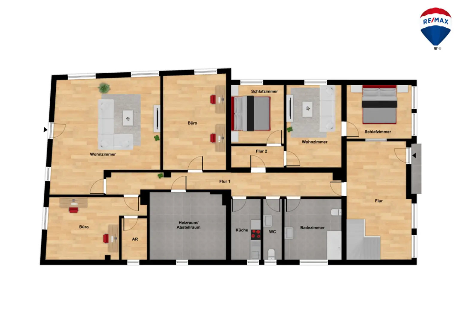 Grundriss Gewerbe Erdgeschoss